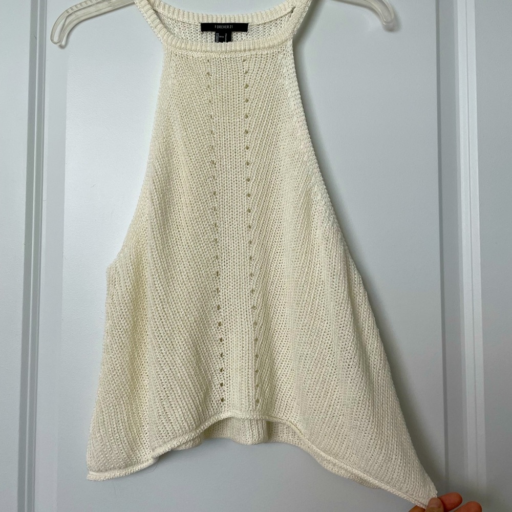 Like New Forever 21 Knit Tunic Cover-up Tank